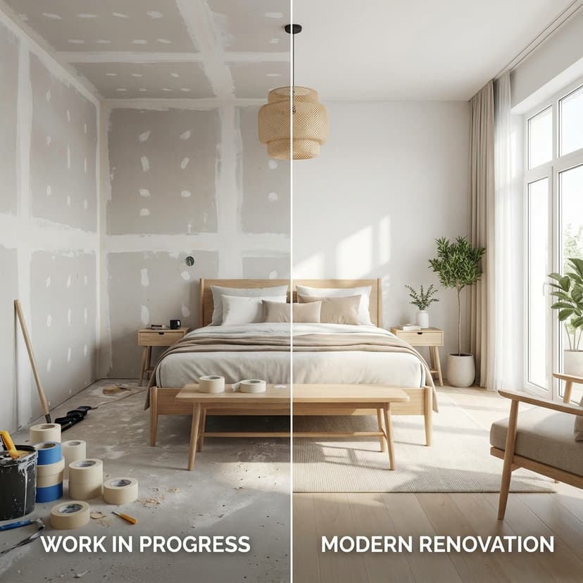 Schlafzimmer Renovierung KI
